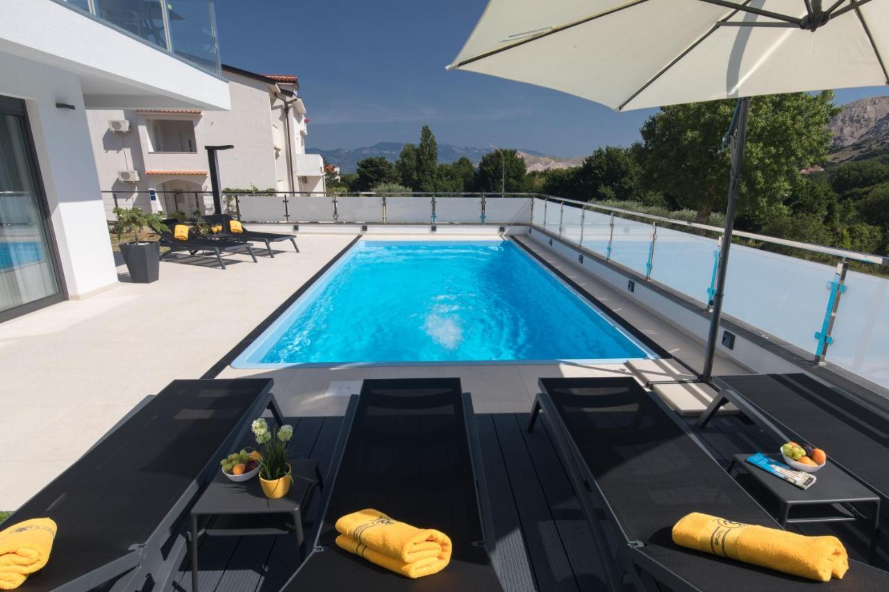 Villa Supernus With Heated Pool Baška Exteriör bild