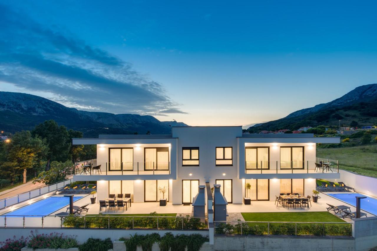 Villa Supernus With Heated Pool Baška Exteriör bild
